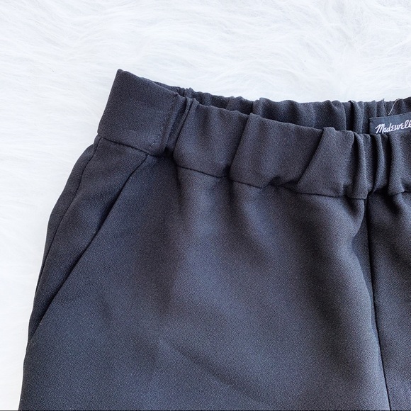 MADEWELL Black Scallop Hem HR Pull On Shorts XS - Picture 7 of 10